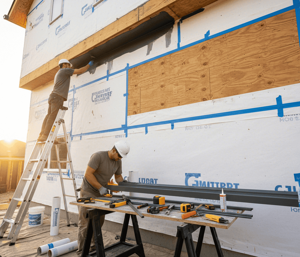 Flashing and Waterproofing Installation 1